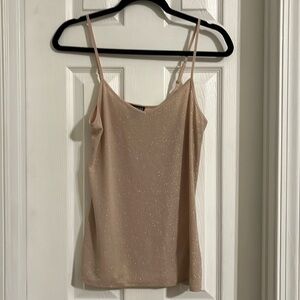 Express tank top - pink shimmer with adjustable straps